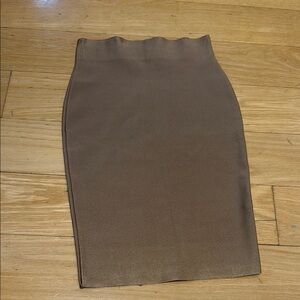 WOW couture Brown Pencil Skirt